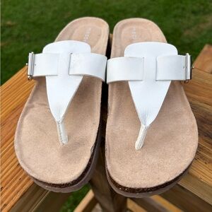 Madden Girl White Sandals